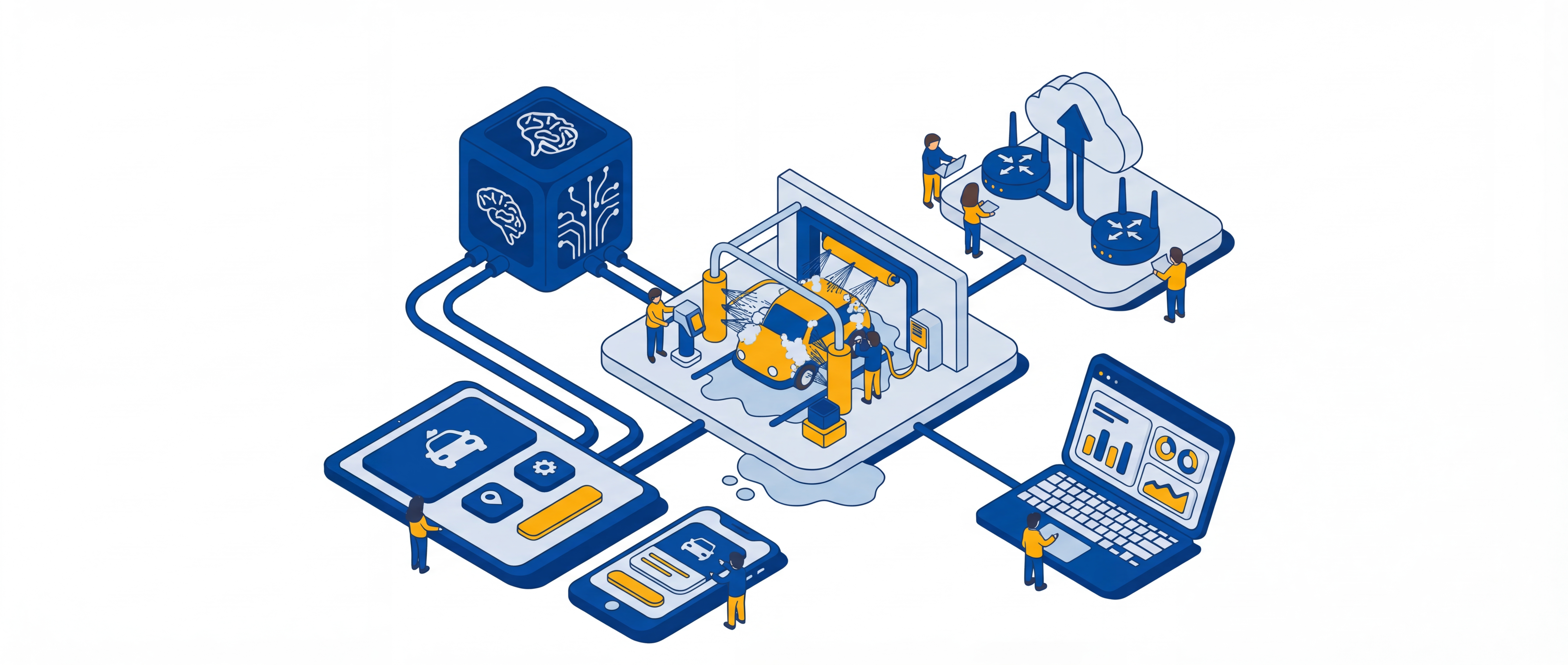 AI 세차장 IoT 솔루션 다이어그램